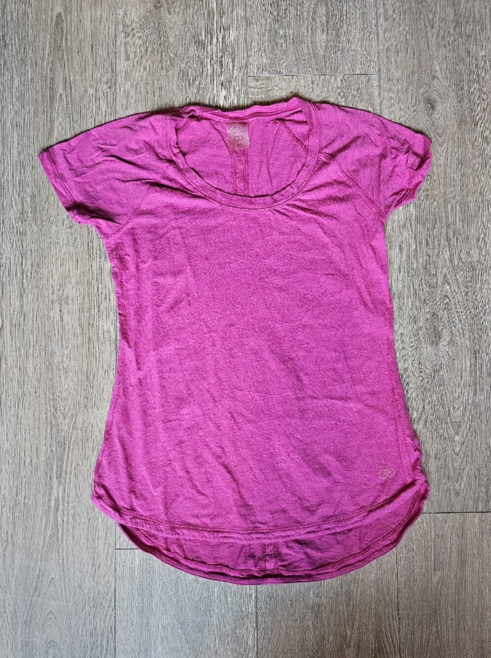 CALIA by Carrie Underwood Hot Pink Scoop Neck Short Sleeve Tee